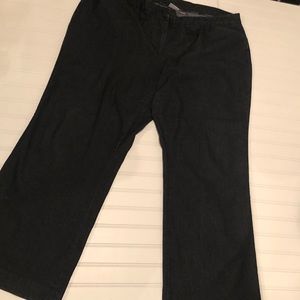 Black Career Denim Pants